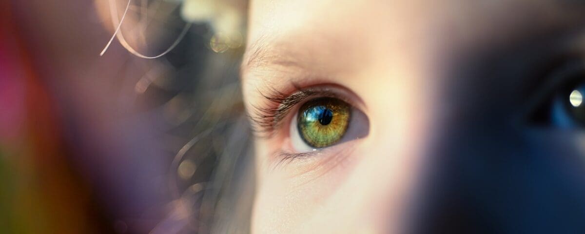 Image of child's eyes