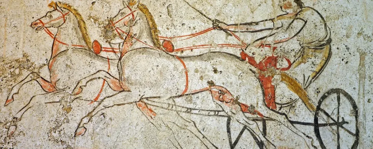 Image from the poem, Chariot of Fire