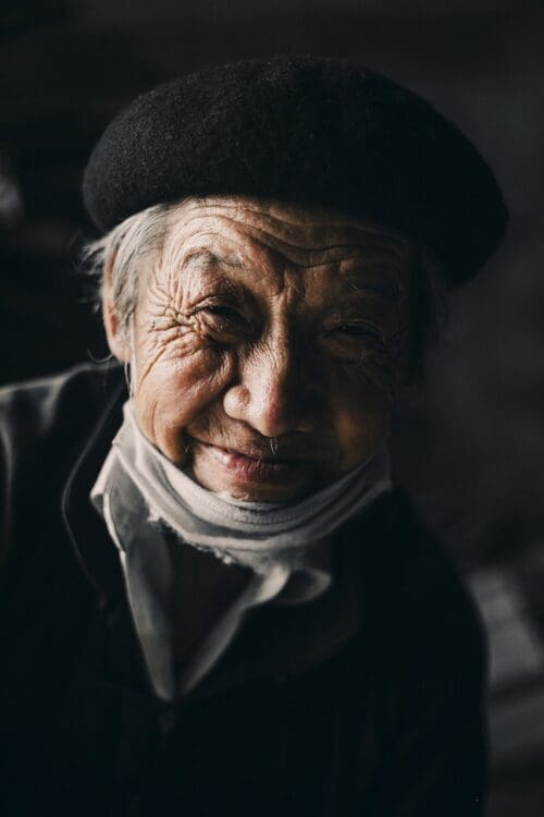 Image of an elderly man smiling