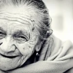 Image of an elderly woman smiling