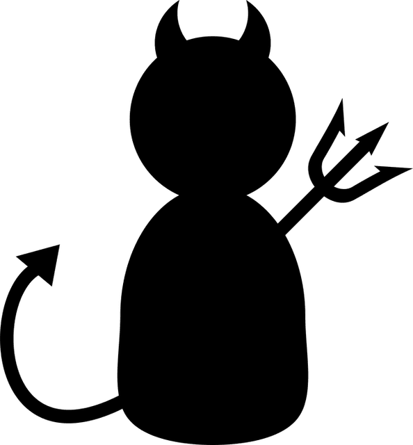 Image of a devil with a pitch fork