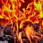 Image from the poem, Flames