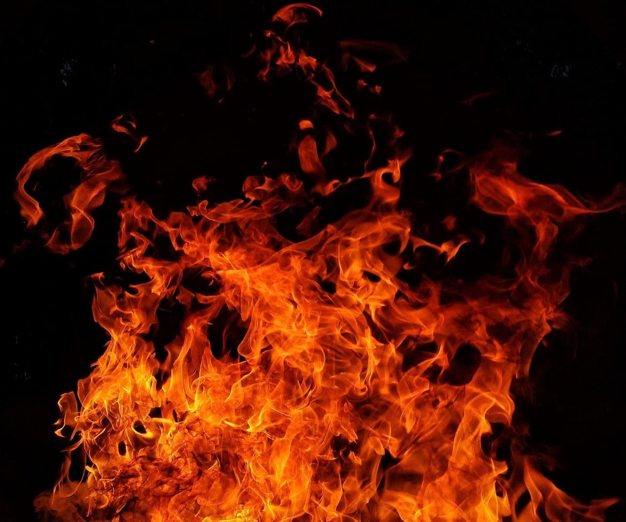 Image from the poem, Flames